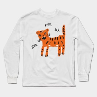 Funny angry bengal Long Sleeve T-Shirt